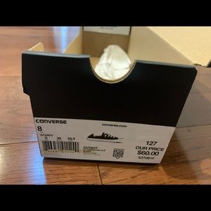 Brand new, never worn, black shoreline slip-on Converse. NWT